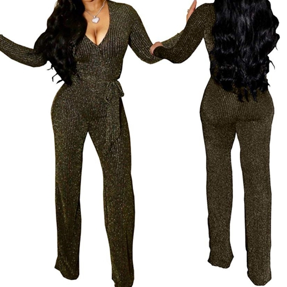 Pants - Spandex Glittery Romper